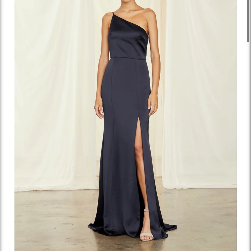 Amsale Kaia Bridesmaid dress in Slate - size 6